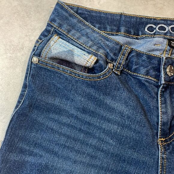 Coogi Womens Straight Leg Mid Rise Jeans Sz 7/8 - Picture 3 of 11